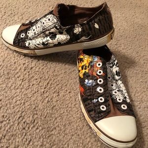 Ed Hardy Size 10 Canvas Shoes